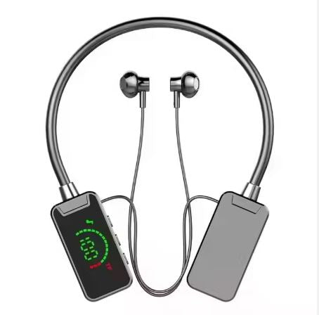 BT37 Colour LCD Screen Long Battery Life Wireless Headphone HiFi Sound Neckband Earphone Sport In-ear Noise Reduction Headset