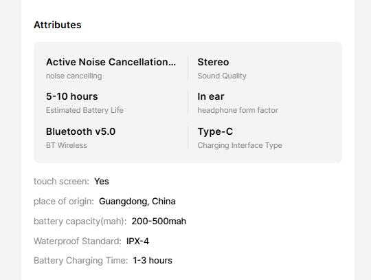 BT37 Colour LCD Screen Long Battery Life Wireless Headphone HiFi Sound Neckband Earphone Sport In-ear Noise Reduction Headset