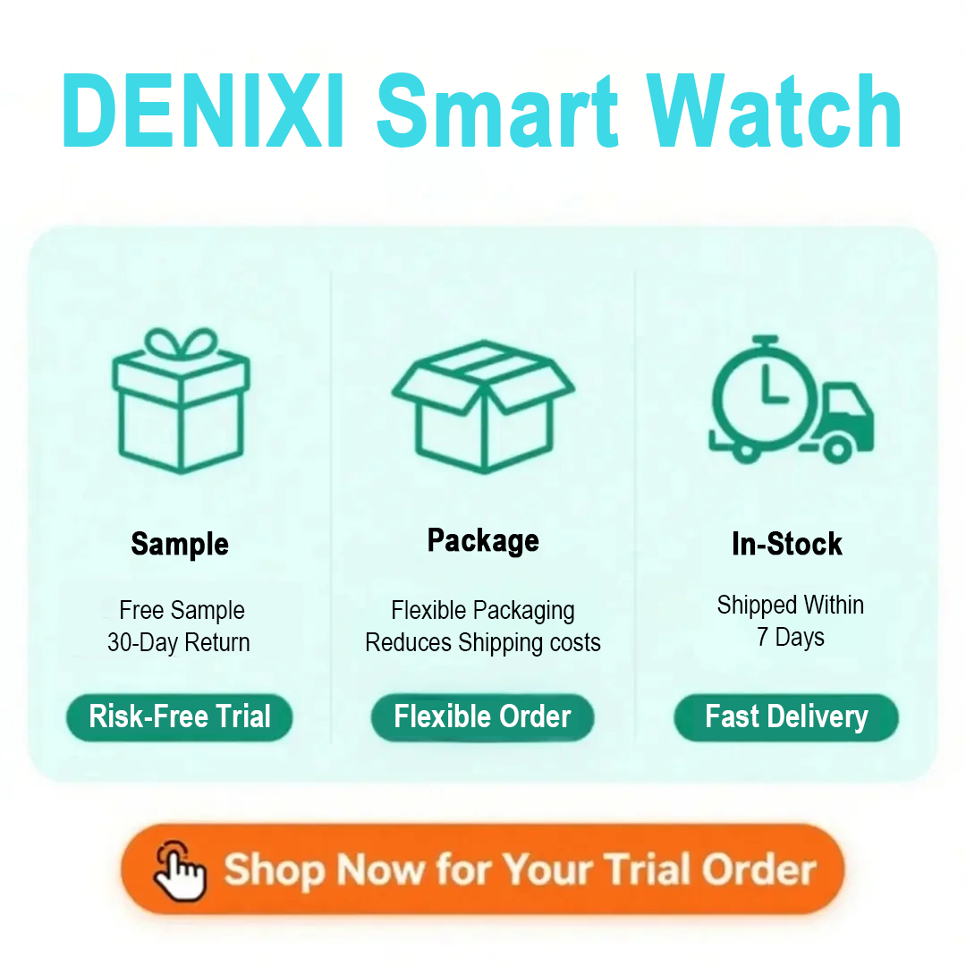 DENIXI New S11 Smartwatch with NFC Payment, PositioningVoice Assistant, Health Monitoring, Men's and Women's Smart Sports Watch