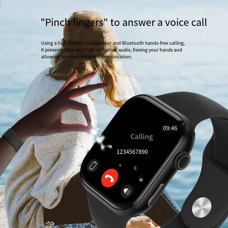 2024 New Ultra Thin Smart Watch KM88 for Women, 3D Dynamic Interface 1.32inch AMOLED Screen Call Gold Silver Round Smartwatch